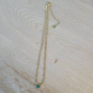 Kendra Scott Emilie Gold Multi Strand Necklace in Marine Kyocera Opal